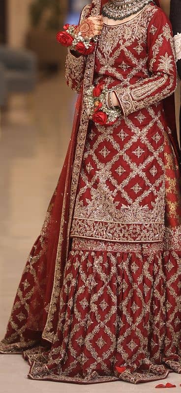 Beautiful designer Bridal dress just 3 hours used 0