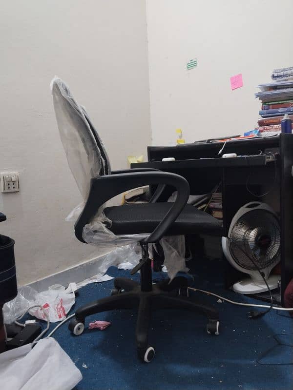 Revolving chair and Study Table for urgent sale 2