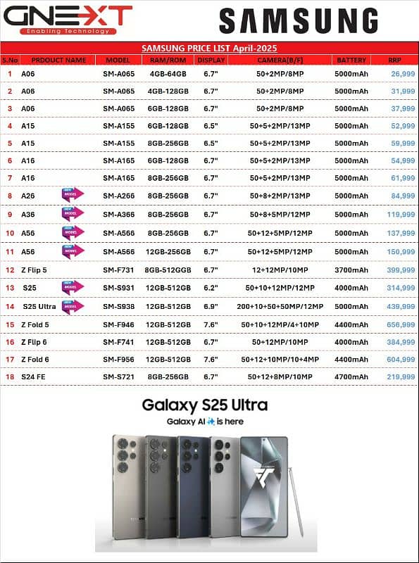 SAMSUNG A26 / A36 / A56 4