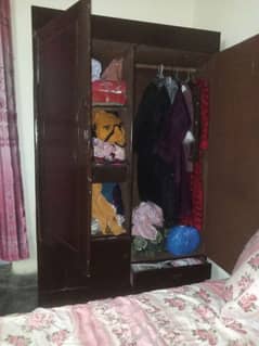 wooden almirah