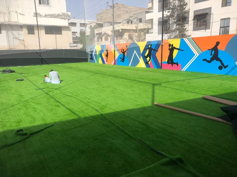 Sport Flooring - Artificial Grass - Astro Turf - Imported Grass carpet 12
