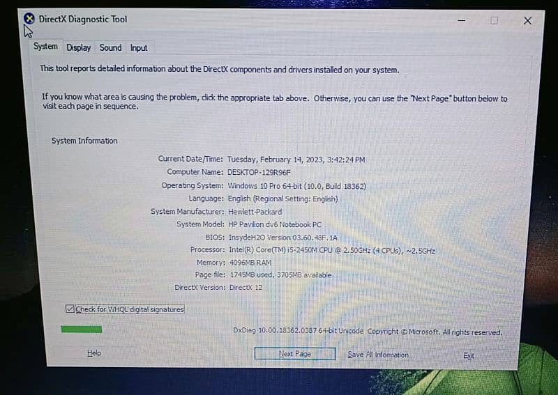 HP Pavilion DV6 512gb 4gb for sale 4