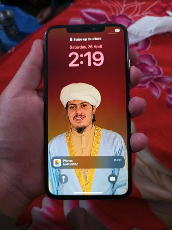 Iphone xs max256 GB non PTA 10/9 battery charger baqi ok safa set 0