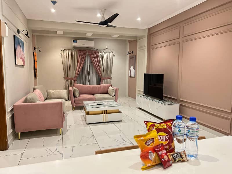 Hights 1 d block one bed furnished apartment available for rent bahria town phase 1 4