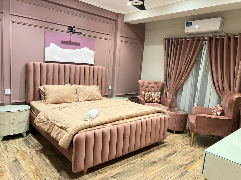 Hights 1 d block one bed furnished apartment available for rent bahria town phase 1 5