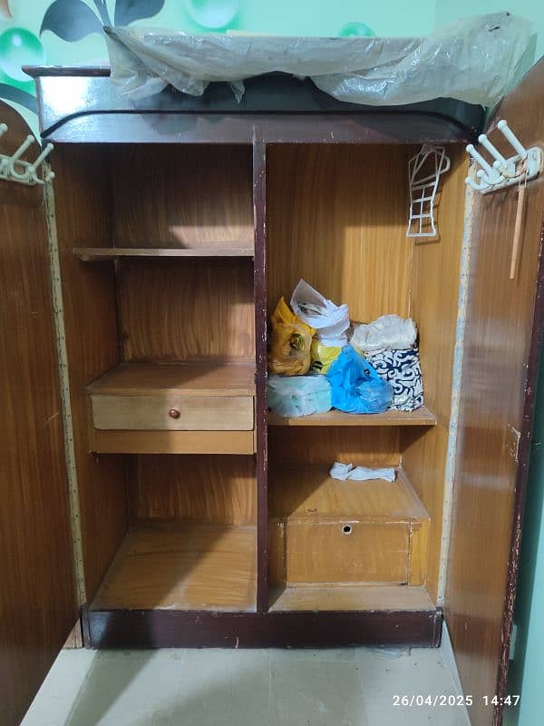 Heavy wooden wardrobe 1