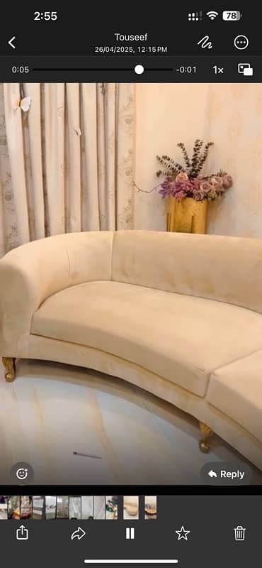 beautiful sofa only two year used 0