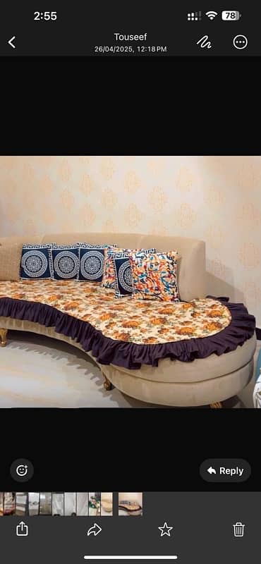 beautiful sofa only two year used 2