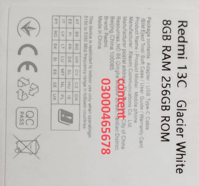 redme 13 c   8 Ram / 256 ROM 1