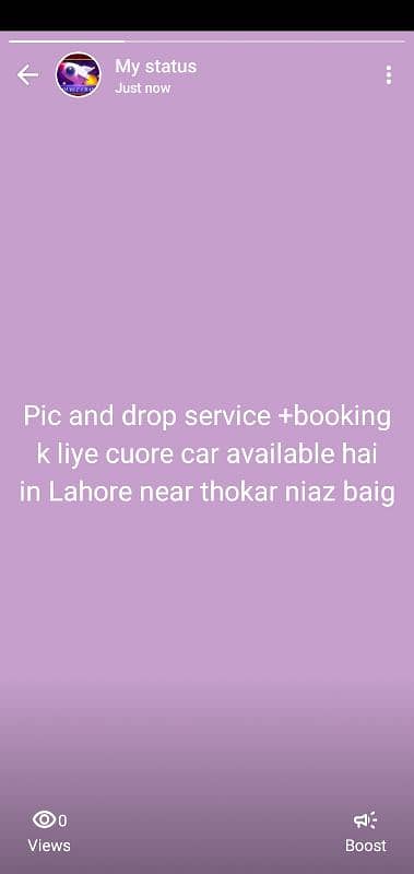 cuore car daily base pr booking k liye available hai 0