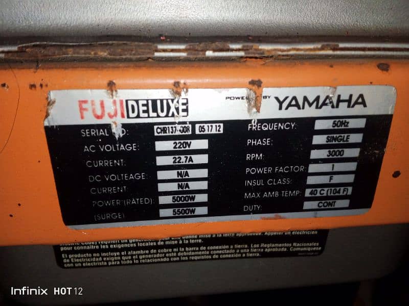 fuji generator power by yamaha for sale 4