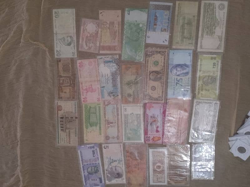 Different country note or coins 1