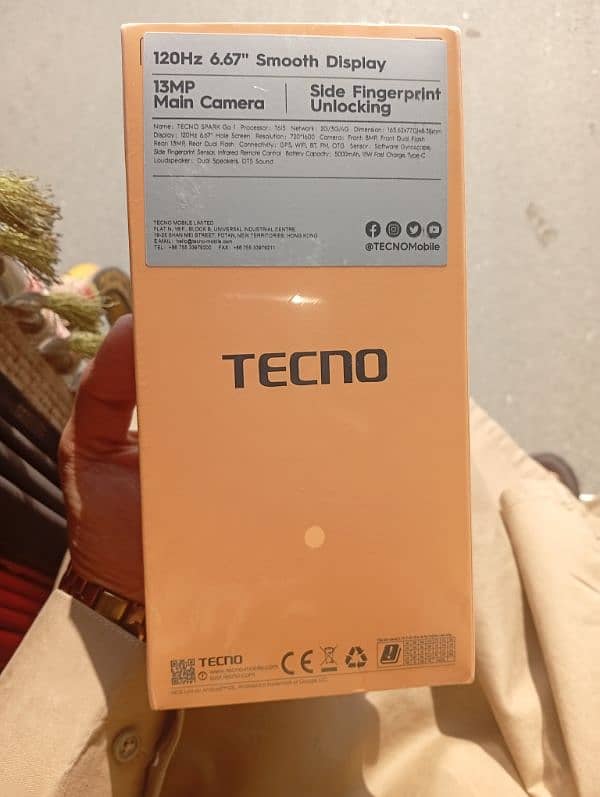 Tecno spark go1 0