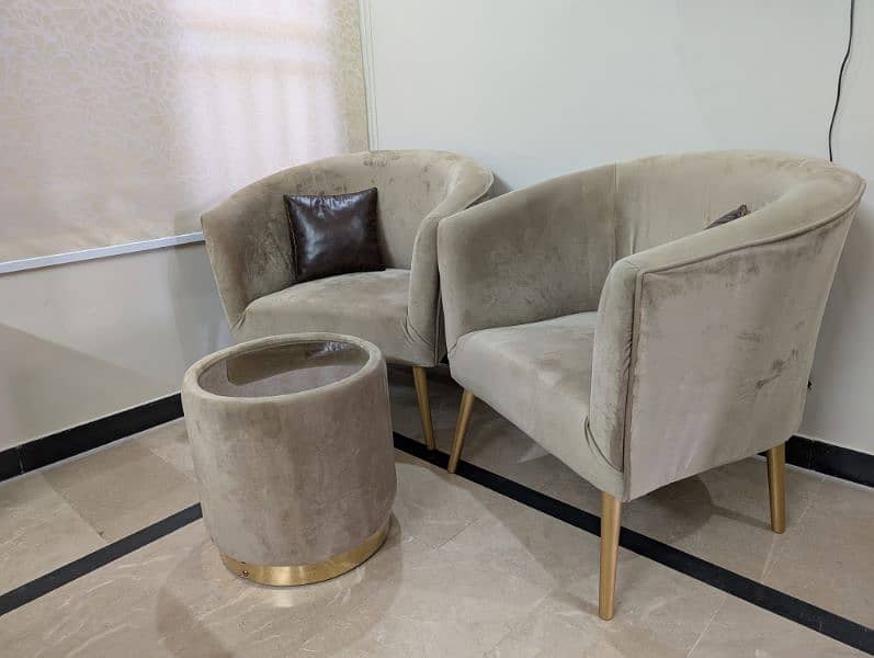 coffee chairs and table 2