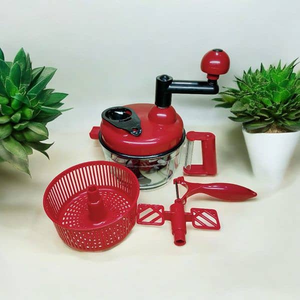 Manual Hand Multifunction Speedy Vegetable Quick Chopper 2