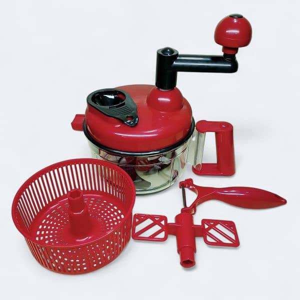 Manual Hand Multifunction Speedy Vegetable Quick Chopper 3