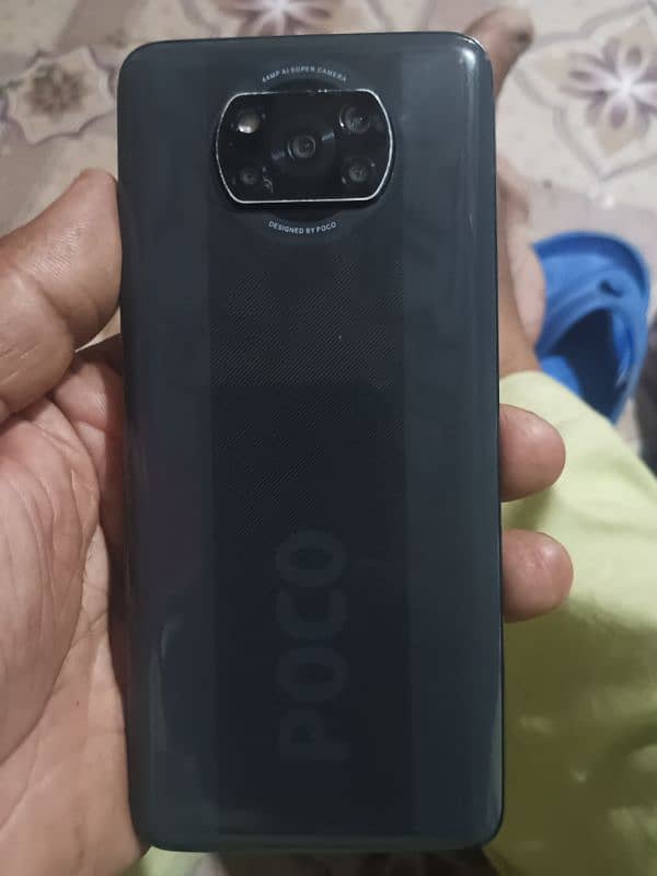 Poco x3pro 6+2_8/128 glass crak chalta thek he sarra complete box 7