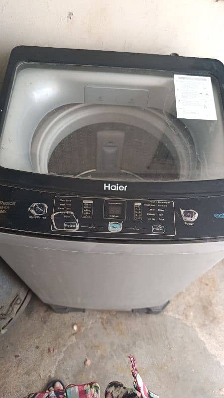 Haier one touch automatic machine 0