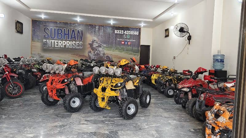 125cc Reverse Gear Hummer Jeep Atv Quad Bikes Delivery In All Pakistan 2