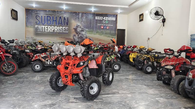 125cc Reverse Gear Hummer Jeep Atv Quad Bikes Delivery In All Pakistan 6