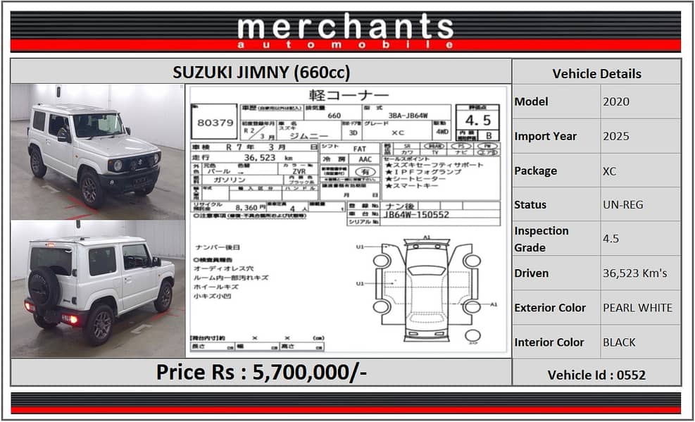 Suzuki Jimny 2019 XC 7