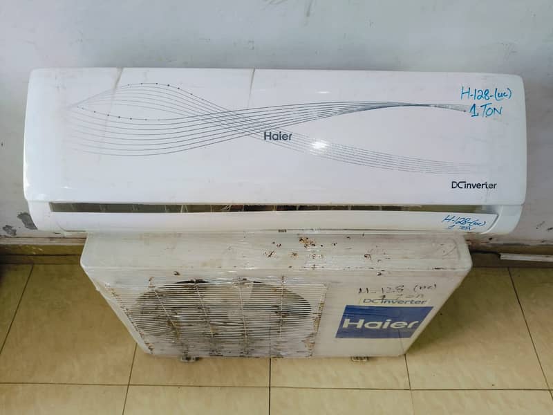 HAier 1 ton dc inverter H128UC year warranty(0306=4462/443)superset 2