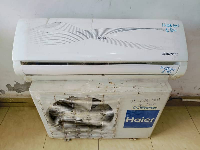 HAier 1 ton dc inverter H128UC year warranty(0306=4462/443)superset 3