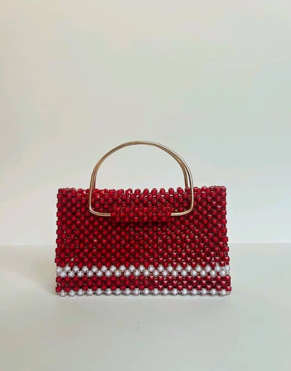 handmade beaded purse 15