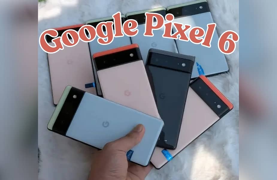 Google pixel 6, pixel 6a, pixel 6 Pro 128GB Fresh Waterpack Stock 0