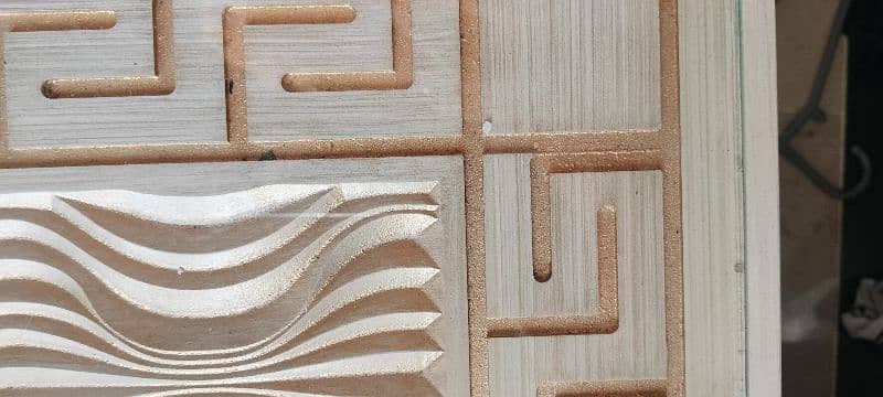 Almost new wood engraved center table 7