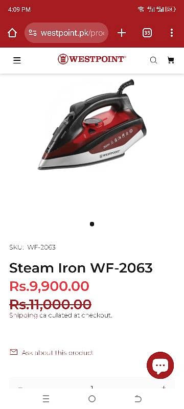 steam iron 0