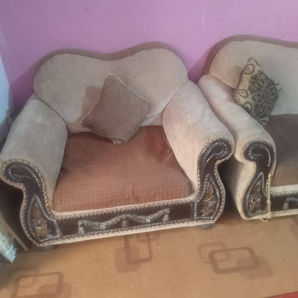 seven seater sofa set with sofa covers 1
