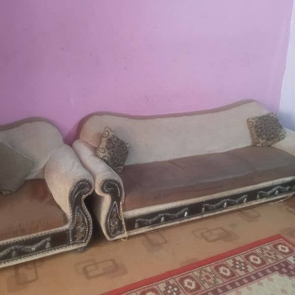 seven seater sofa set with sofa covers 4