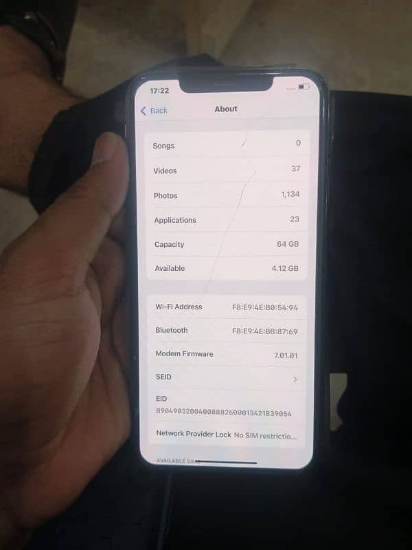 Iphone XS Max 64 Gb Single sim Pta 1