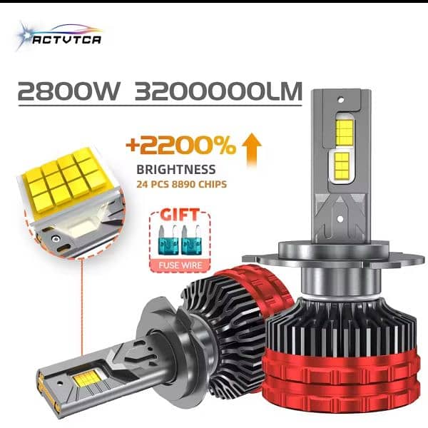 Led Headlights 2800 watts High power 3200000LM 0