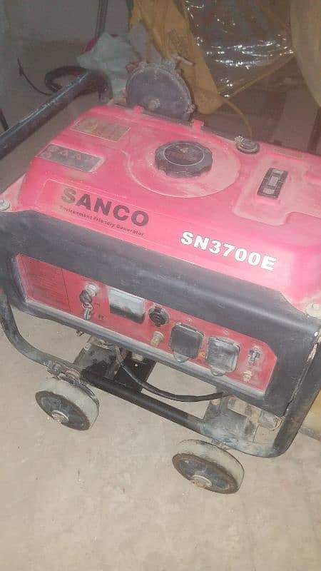 Sanco 2.5 KW Petrol & Gas Generator SN 3700E 0