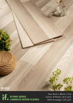 7MM & 8MM WOODEN FLOORING PER SFT