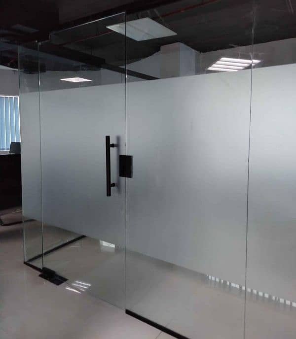 12mm glass partition shower cabin terrace gril stair 8mm glass work 12