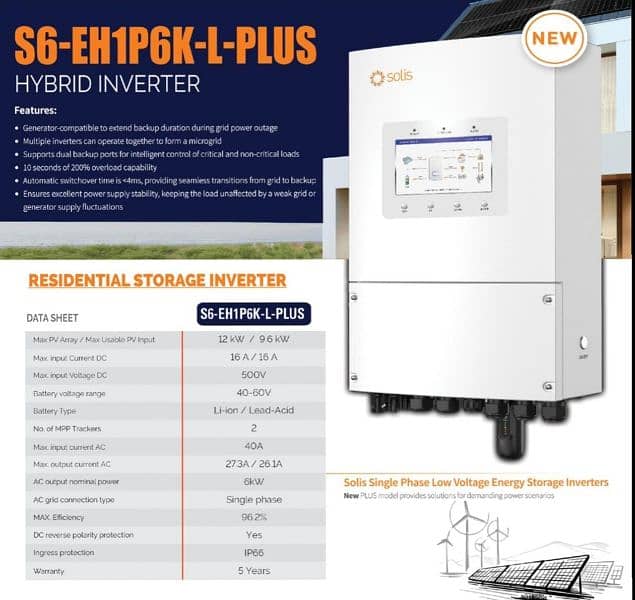 itel pro 4kw/6kw IP 54/Solis 6kw/8kw hybrid /Inverex nitrox 10kw 1