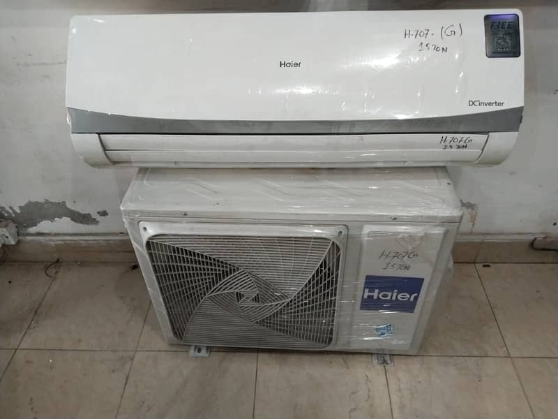 HAier 1.5 ton dc inverter H707G year warranty(0306=4462/443)superset 2
