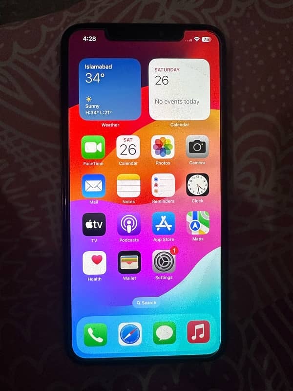 iphone XS Max Pta single sim 0