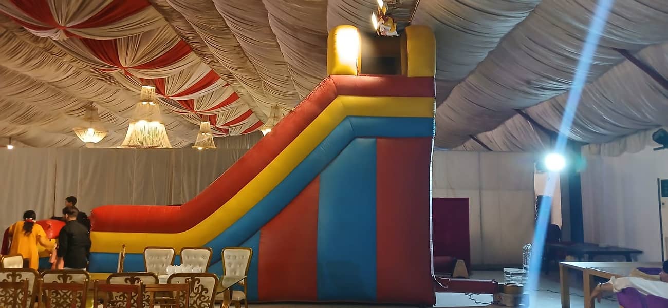 Outdoor Jumping Castle | Inflatable Jumping slide for kids Party 0