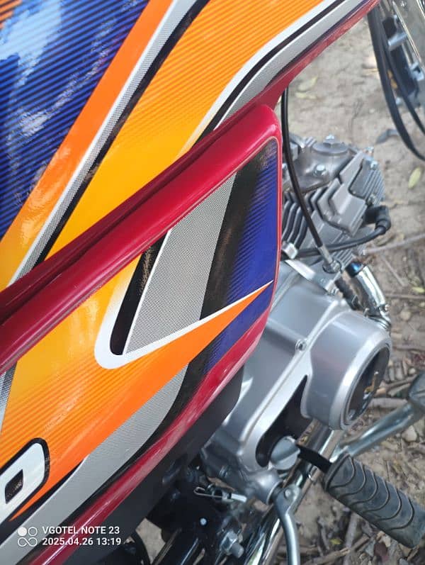 Honda CD70 2025 MODEL NICE CONDITION RAWALPINDI NUMBER WITH FILE 11