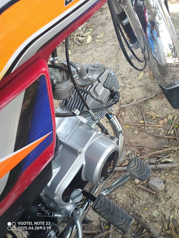 Honda CD70 2025 MODEL NICE CONDITION RAWALPINDI NUMBER WITH FILE 14