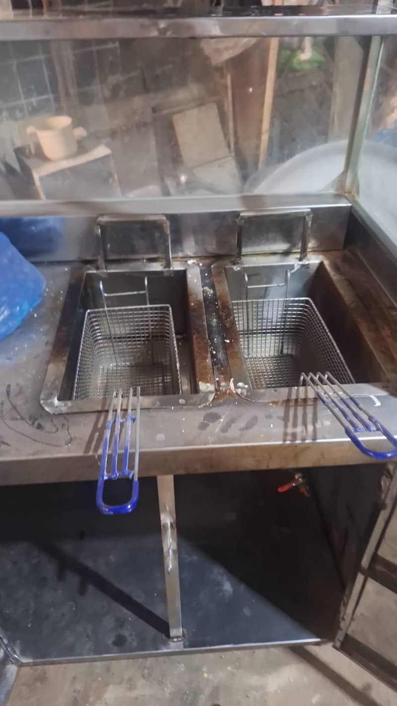 FRENCH FRIES STALL WITH 02 FRYER INSTALLED FOR SELL 2
