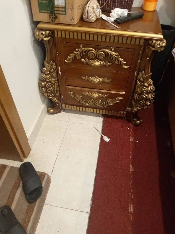 wooden bed set 5
