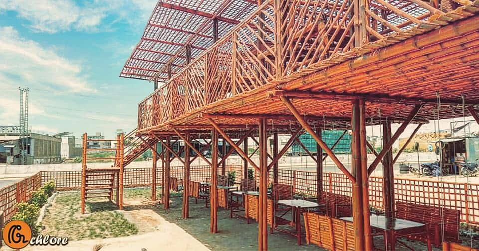 bamboo work|animal shelter|parking shade|wall Partitions|Jaffri shade 4