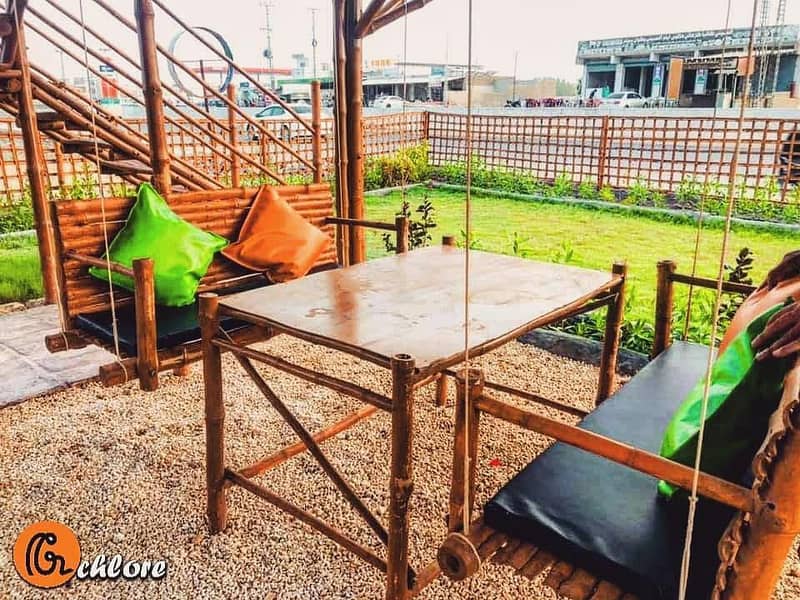 bamboo work|animal shelter|parking shade|wall Partitions|Jaffri shade 5