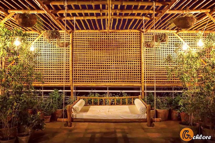 bamboo work|animal shelter|parking shade|wall Partitions|Jaffri shade 9