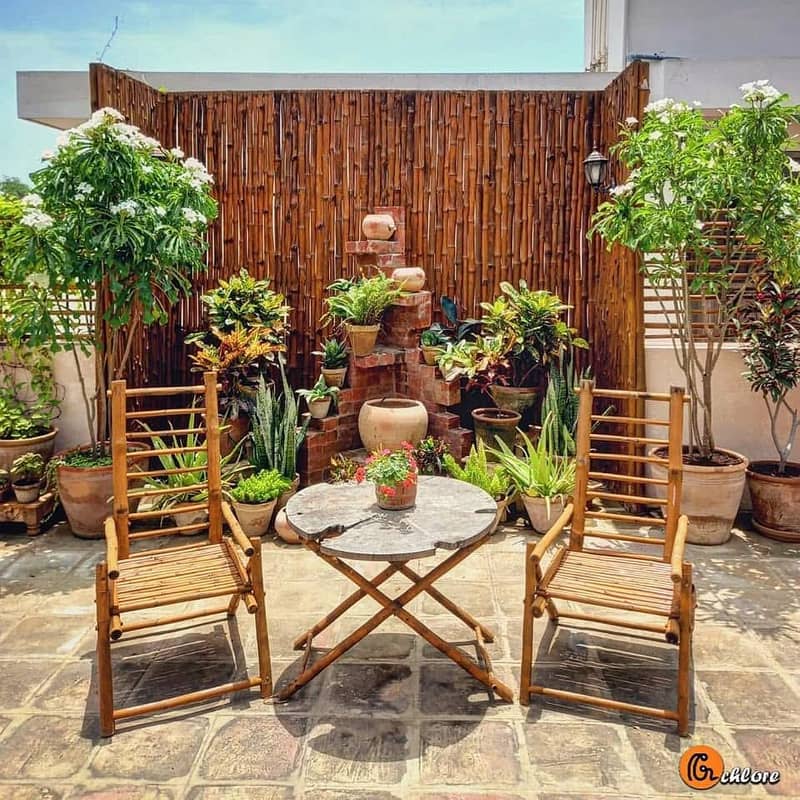bamboo work|animal shelter|parking shade|wall Partitions|Jaffri shade 16